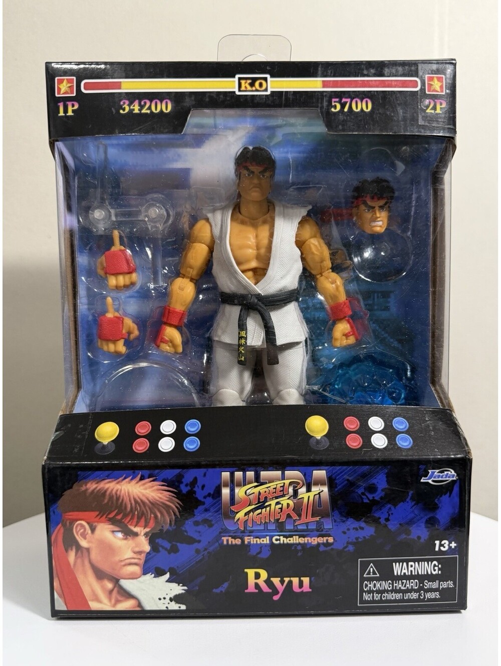 Jada Toys Ultra Street Fighter II RYU The Final Challengers 6" Action Figure